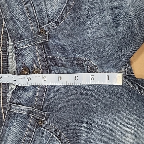 Hudson Size Unknown Bootcut / Flare Leg, Button Pocket, Low Rise Blue Jeans - Picture 5 of 13